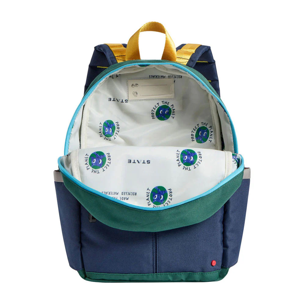 State Bags Green/Navy Kane Mini Backpack - Image 2