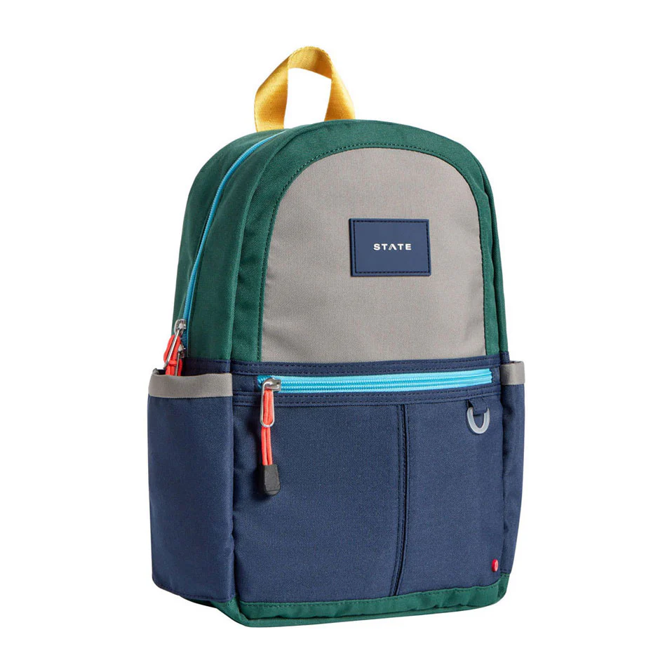 State Bags Green/Navy Kane Mini Backpack - Image 3