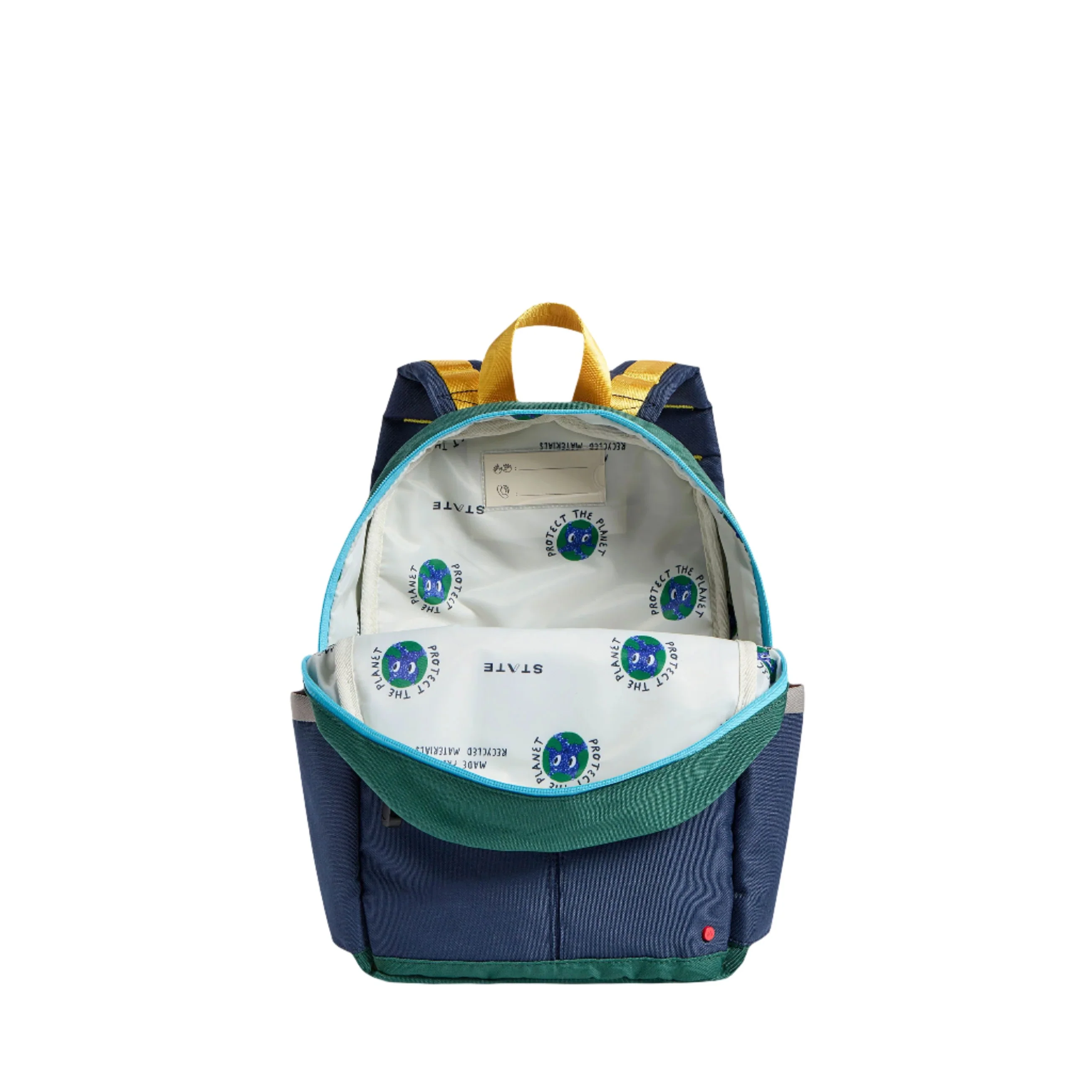 State Bags Green/Navy Kane Mini Backpack - Image 3