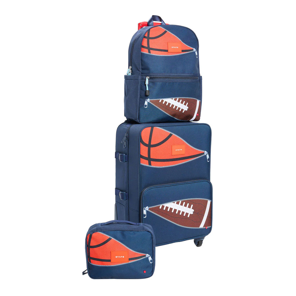 State Bags Navy Sports Kane Backpack - Image 3