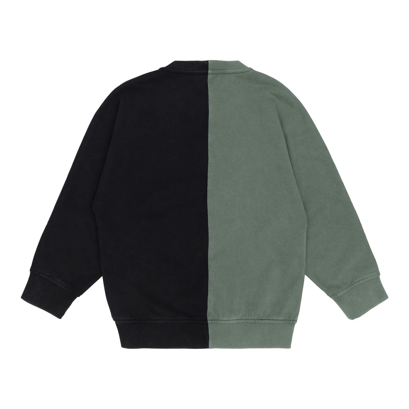 Stella McCartney Black Grey Colorblock Sweatshirt - Image 2