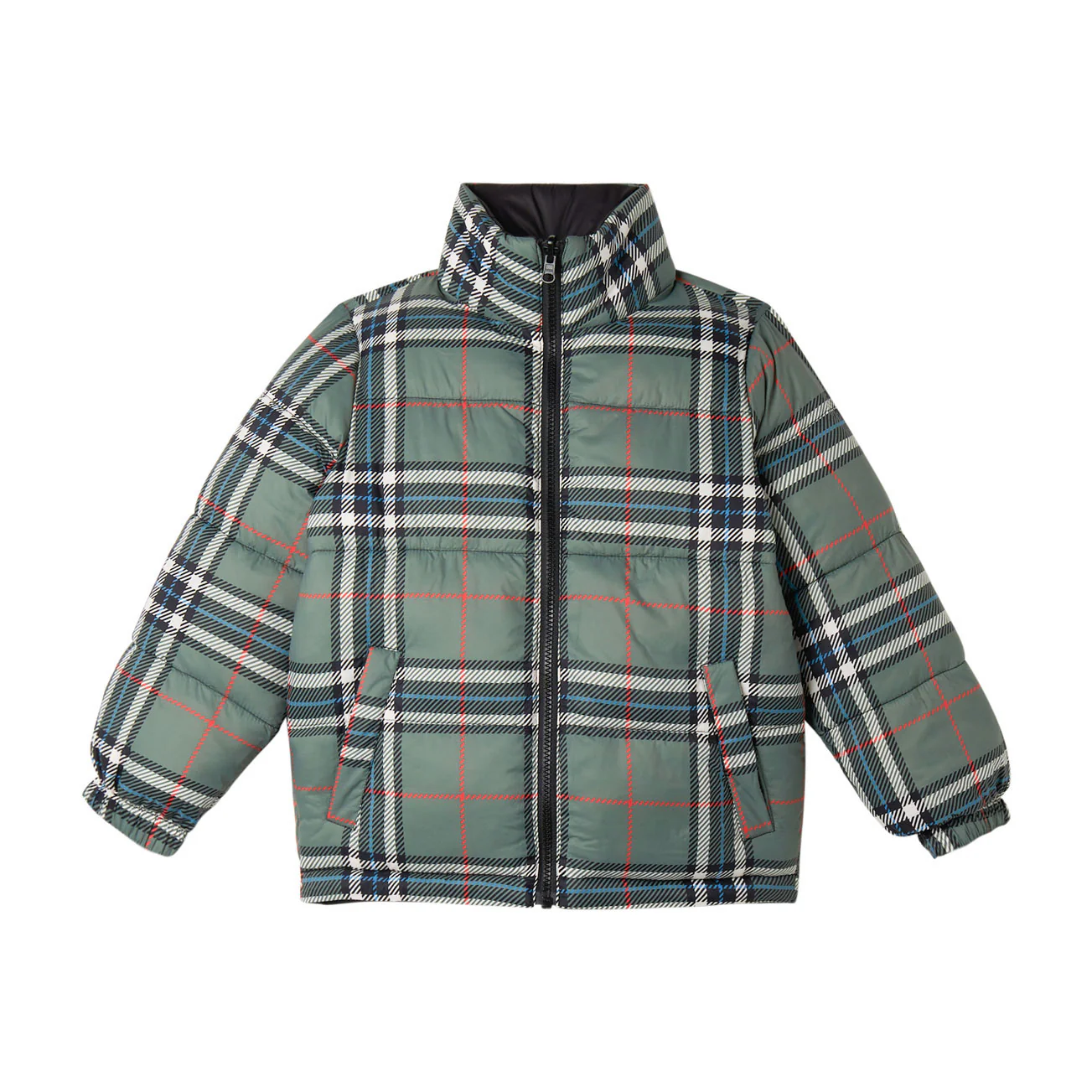 Stella McCartney Black Logo Badge Reversible Puffer - Image 2