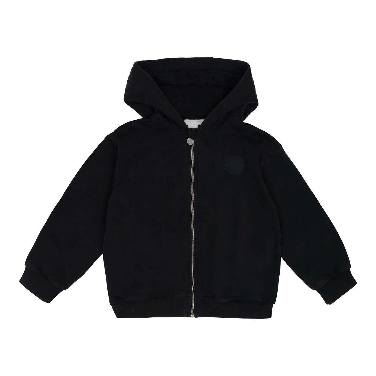 Stella McCartney Black Logo Zip Up Hoodie