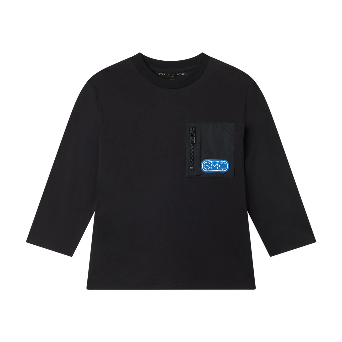 Stella McCartney  Black Pocket Long Sleeve Tee