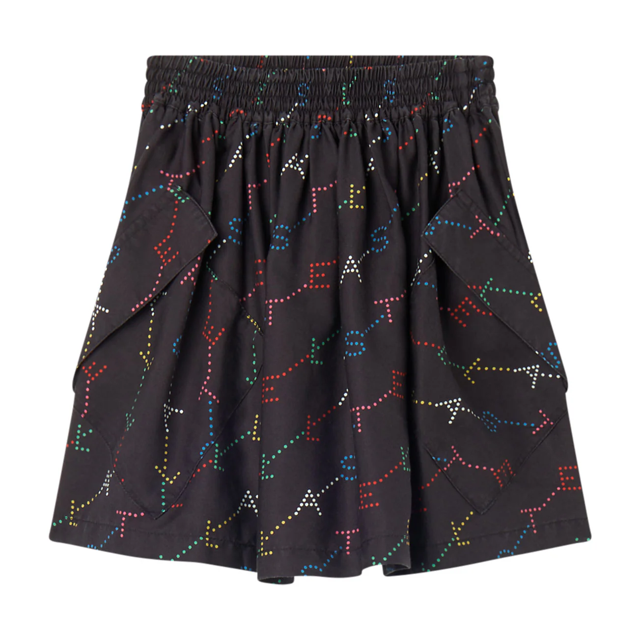 Stella McCartney  Black Stella Monogram Skirt