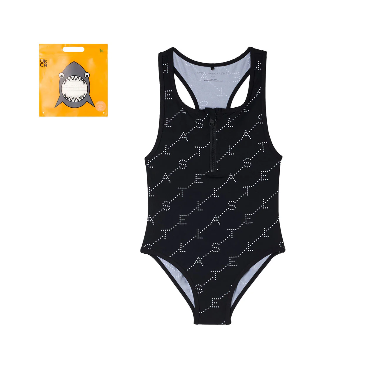 Stella McCartney Black Stella Monogram Swimsuit