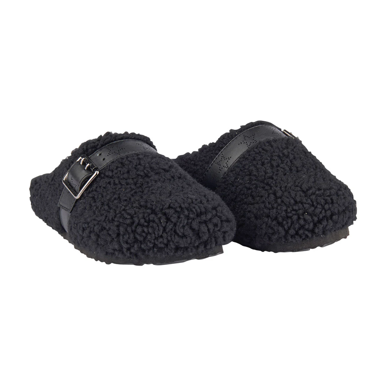 Stella McCartney Black Teddy Sliders