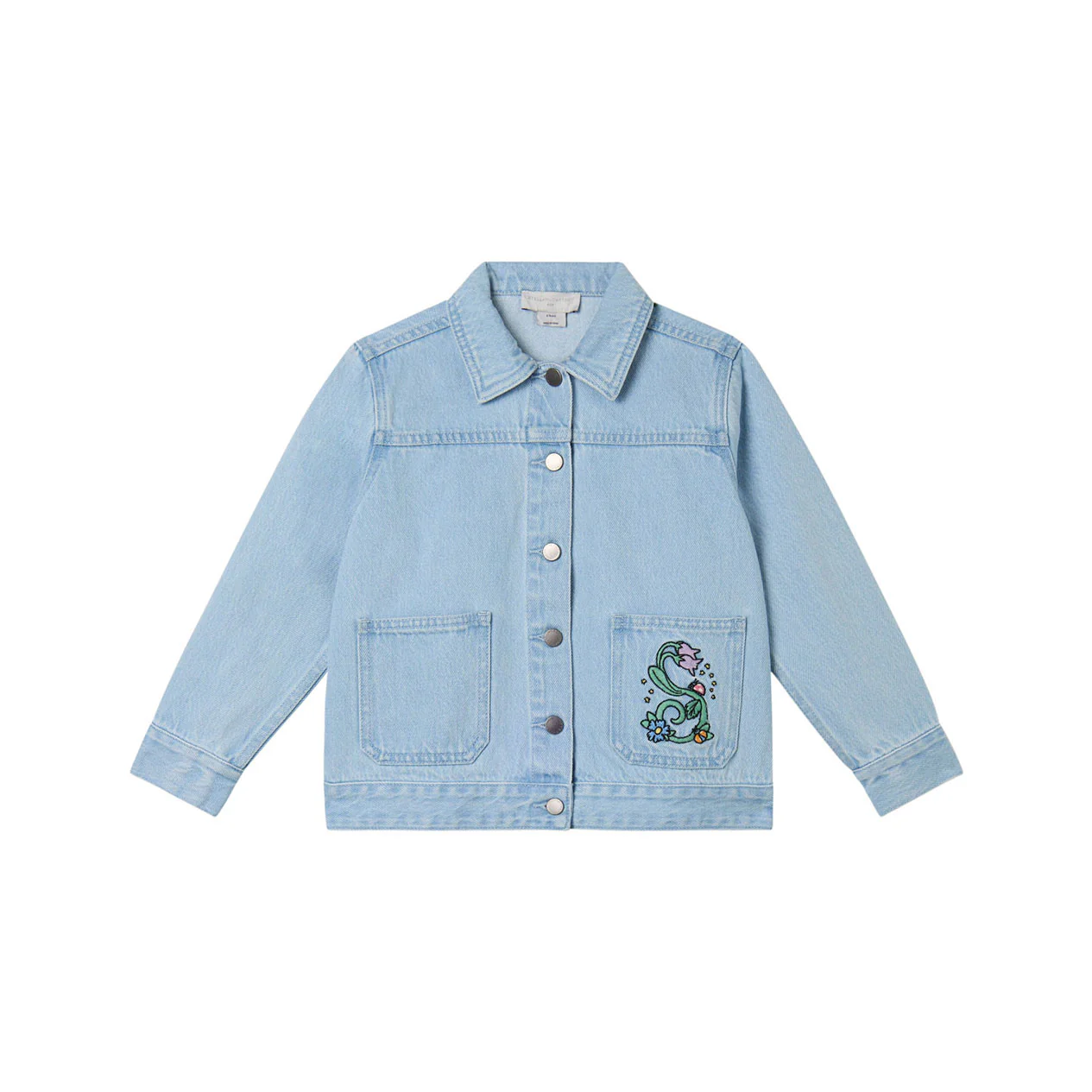 Stella McCartney Blue Denim Embroidery jacket