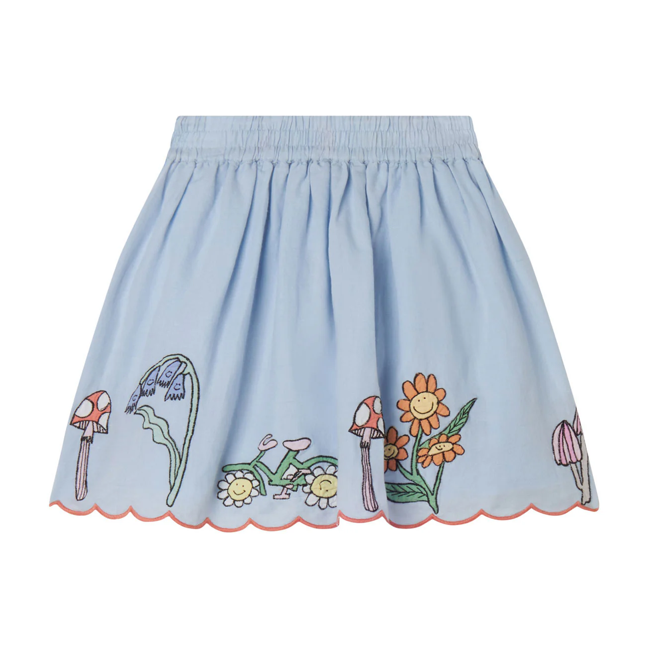 Stella Mccartney Blue Fairyland Patches Skirt - Image 3