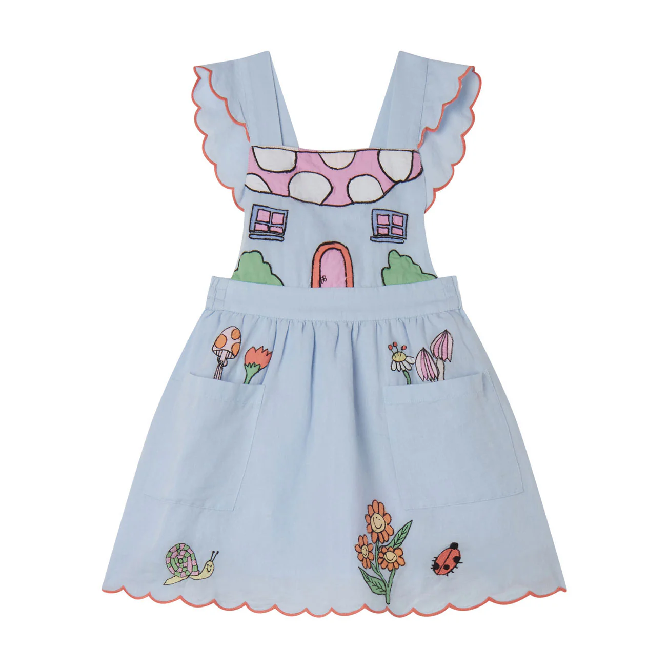 Stella Mccartney Blue Fairyland Sleeveless Dress