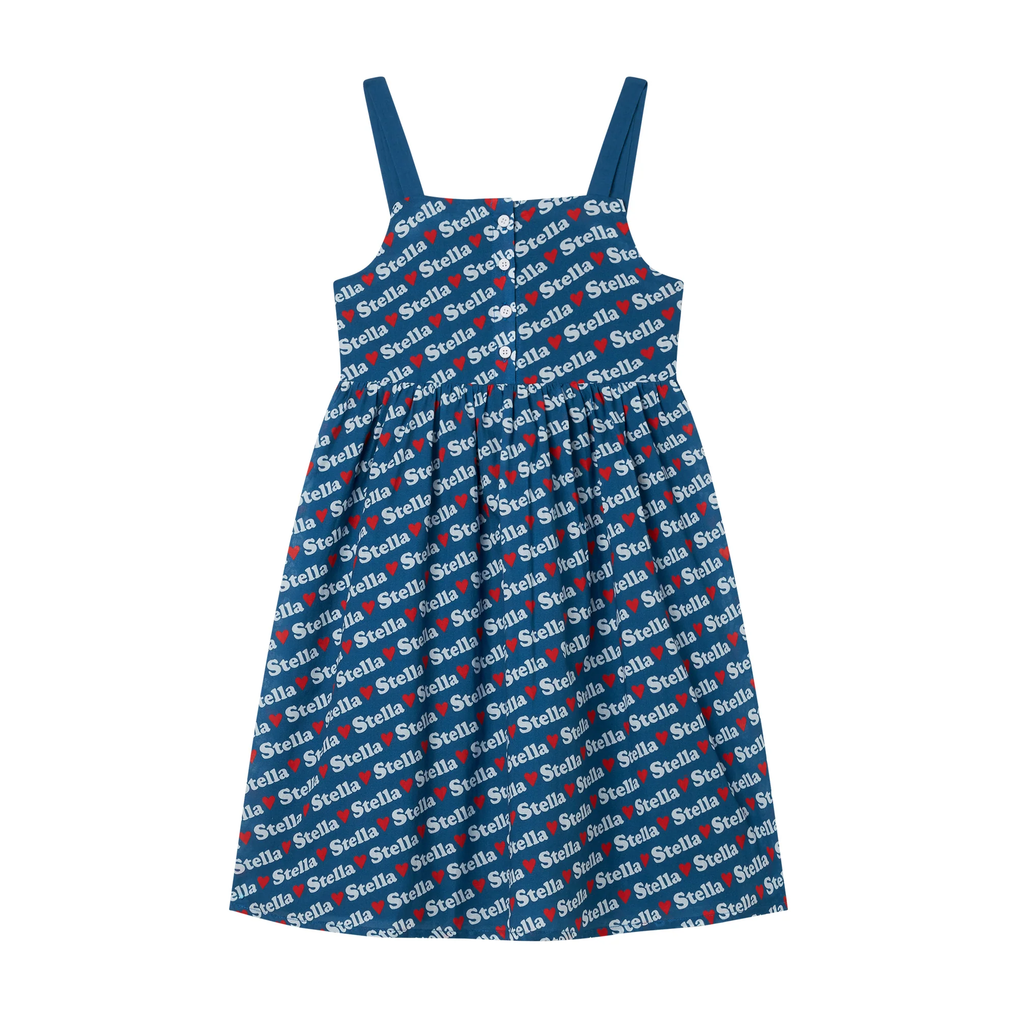 Stella Mccartney Blue Logo Dress