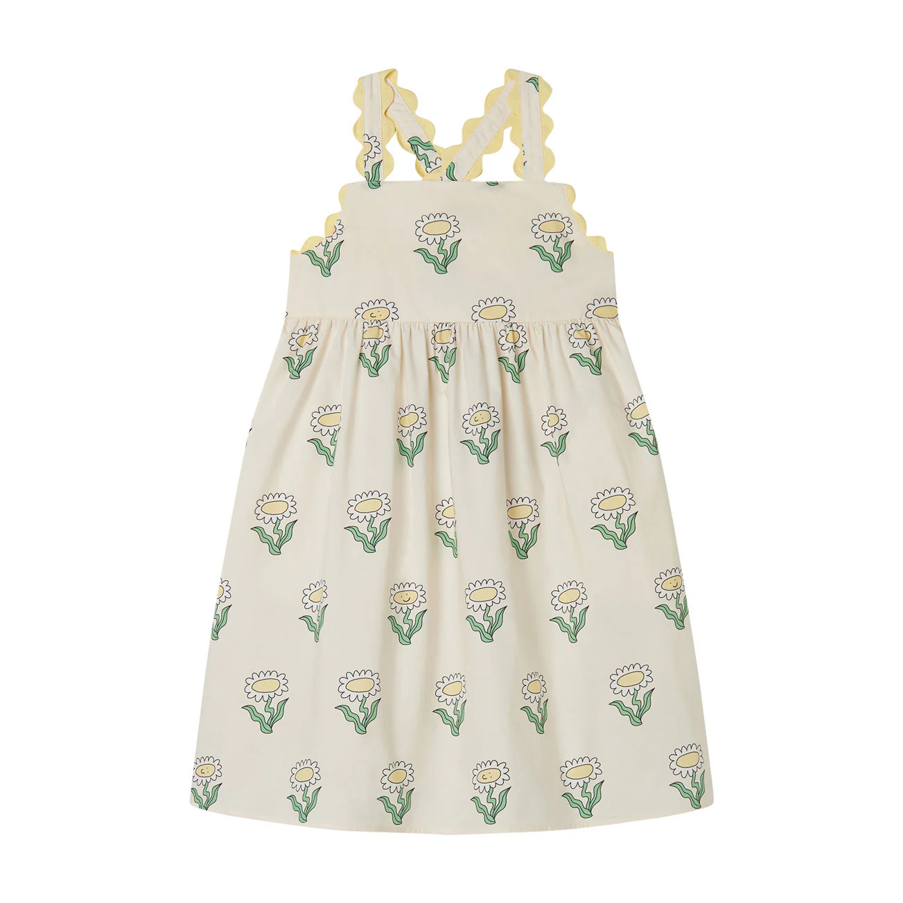 Stella Mccartney Cream Daisy Dress