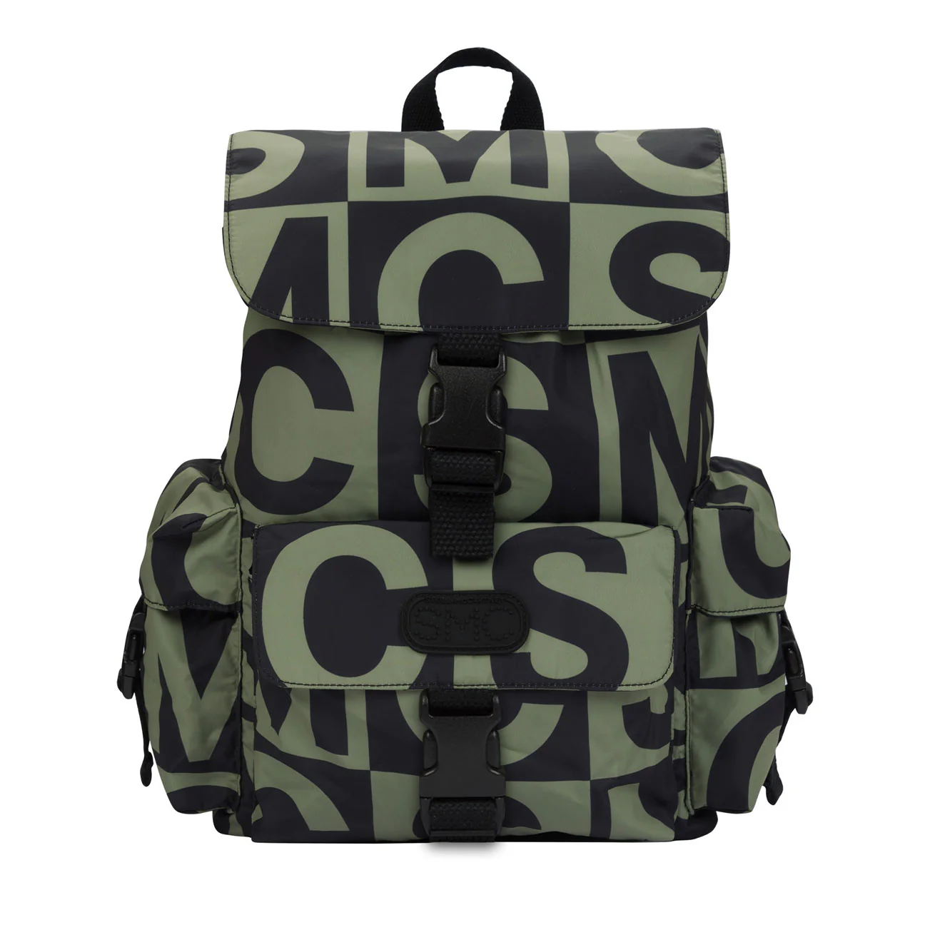 Stella McCartney  Green Checkeredboard SMC Backpack
