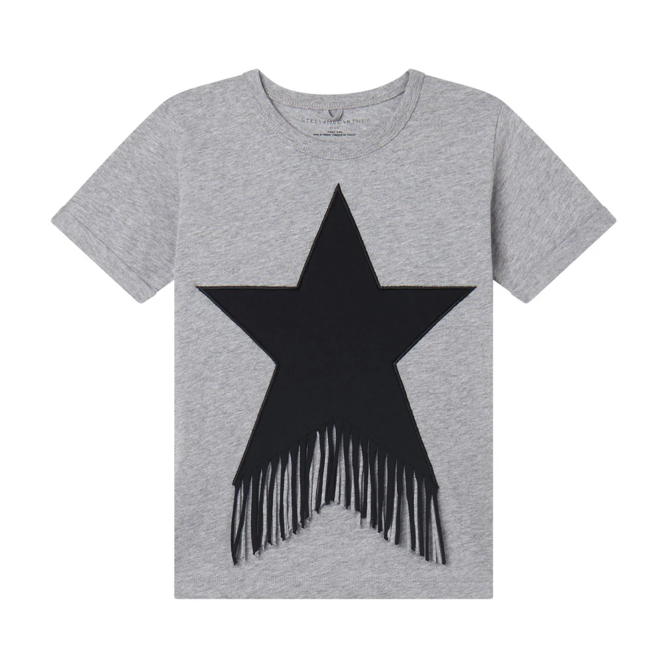 Stella Mccartney Grey Star Patch Tee