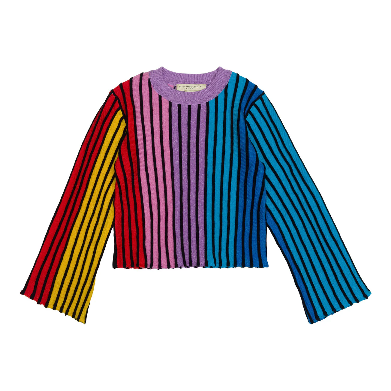 Stella McCartney  Multi Multicolor Lurex Rays Top