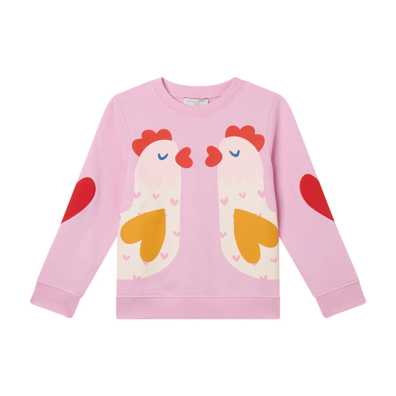 Stella McCartney  Pink Double Chicks Sweatshirt