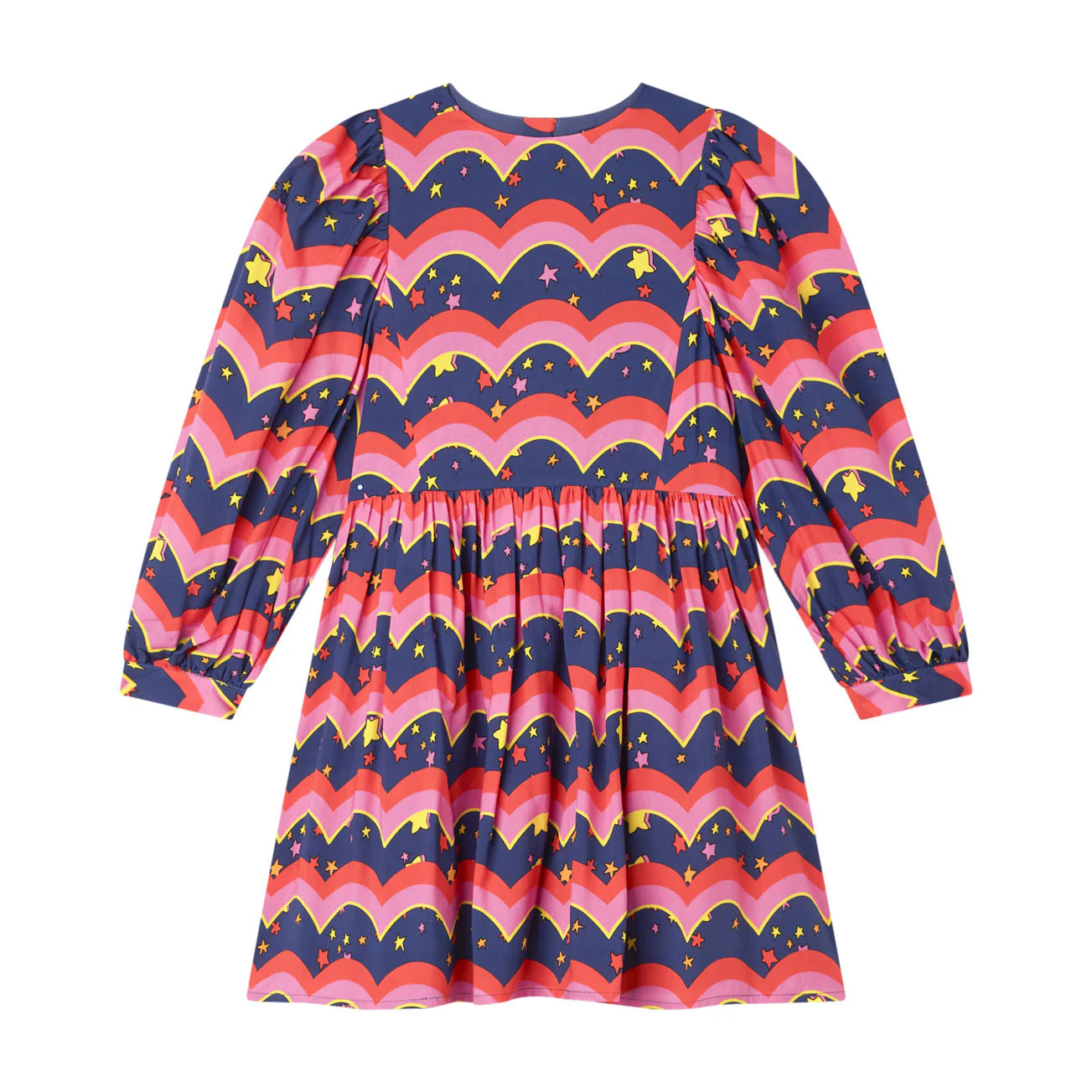 Stella McCartney Pink Multi Stars Wiggle Dress