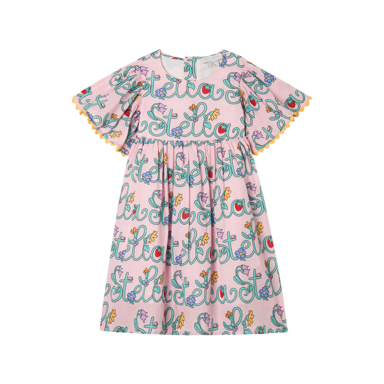 Stella McCartney Pink Stella Lettering  Dress