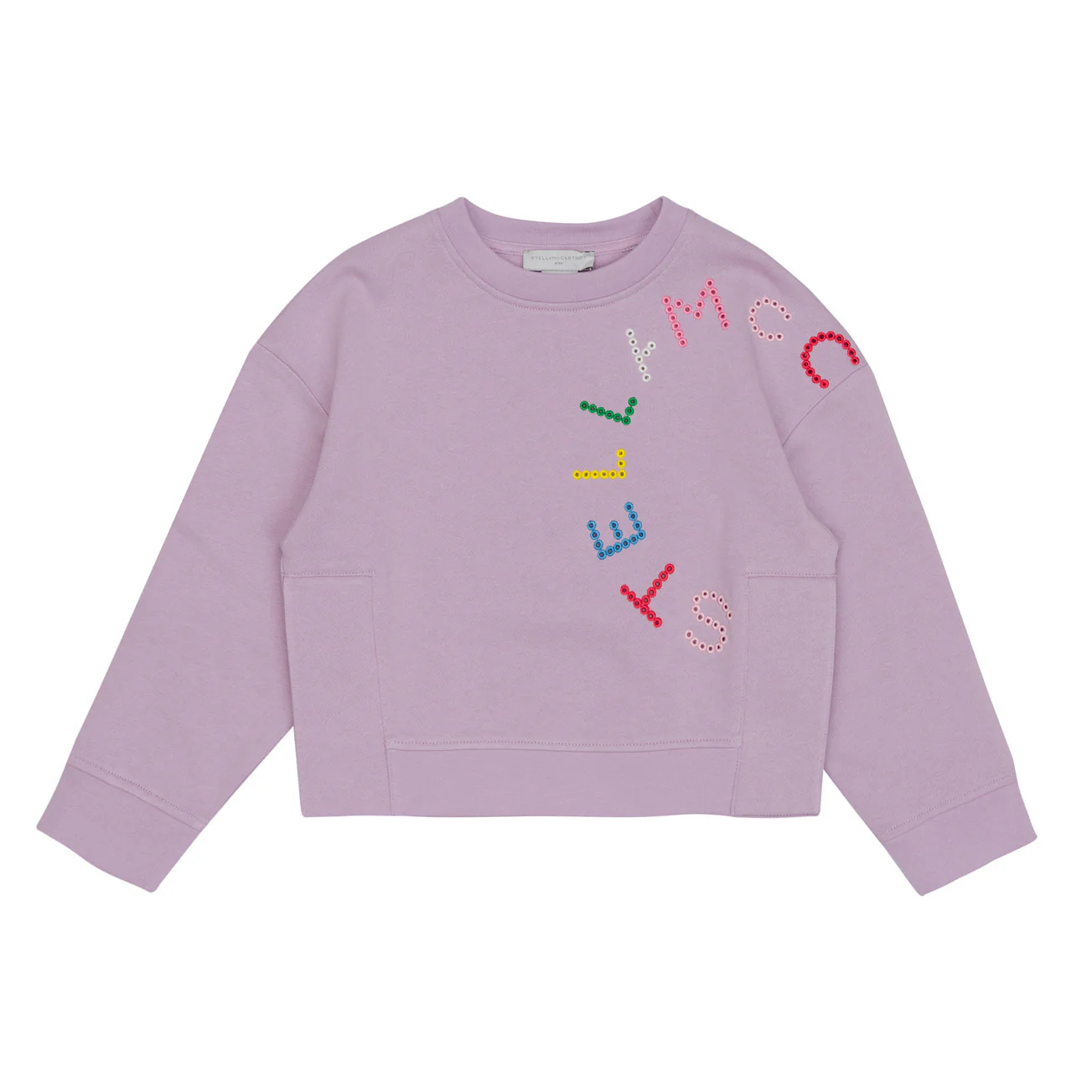 Stella McCartney  Purple Dot Logo Sweatshirt