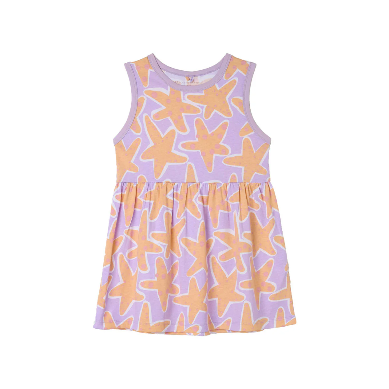 Stella McCartney Purple Starfish Print Jersey Dress