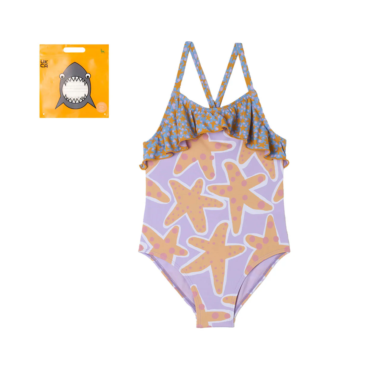 Stella McCartney Purple Starfish Swimsuit