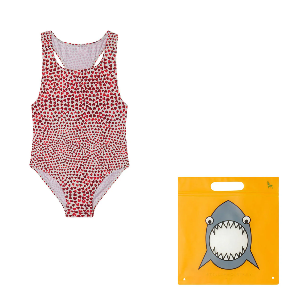 Stella Mccartney Red Hearts Swimsuit