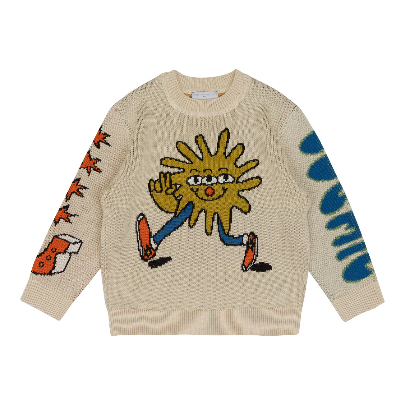 Stella McCartney White Cosmic Character Sweater