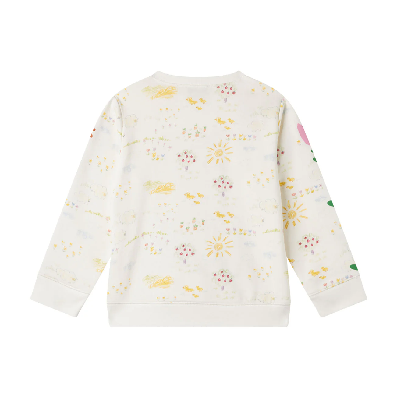 Stella McCartney  White Scribble Patch Detail Sweatshirt - Image 2