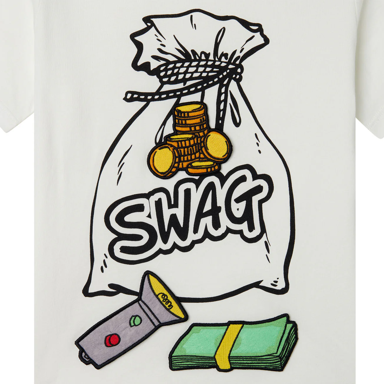 Stella Mccartney White Swag Bag Tee - Image 2