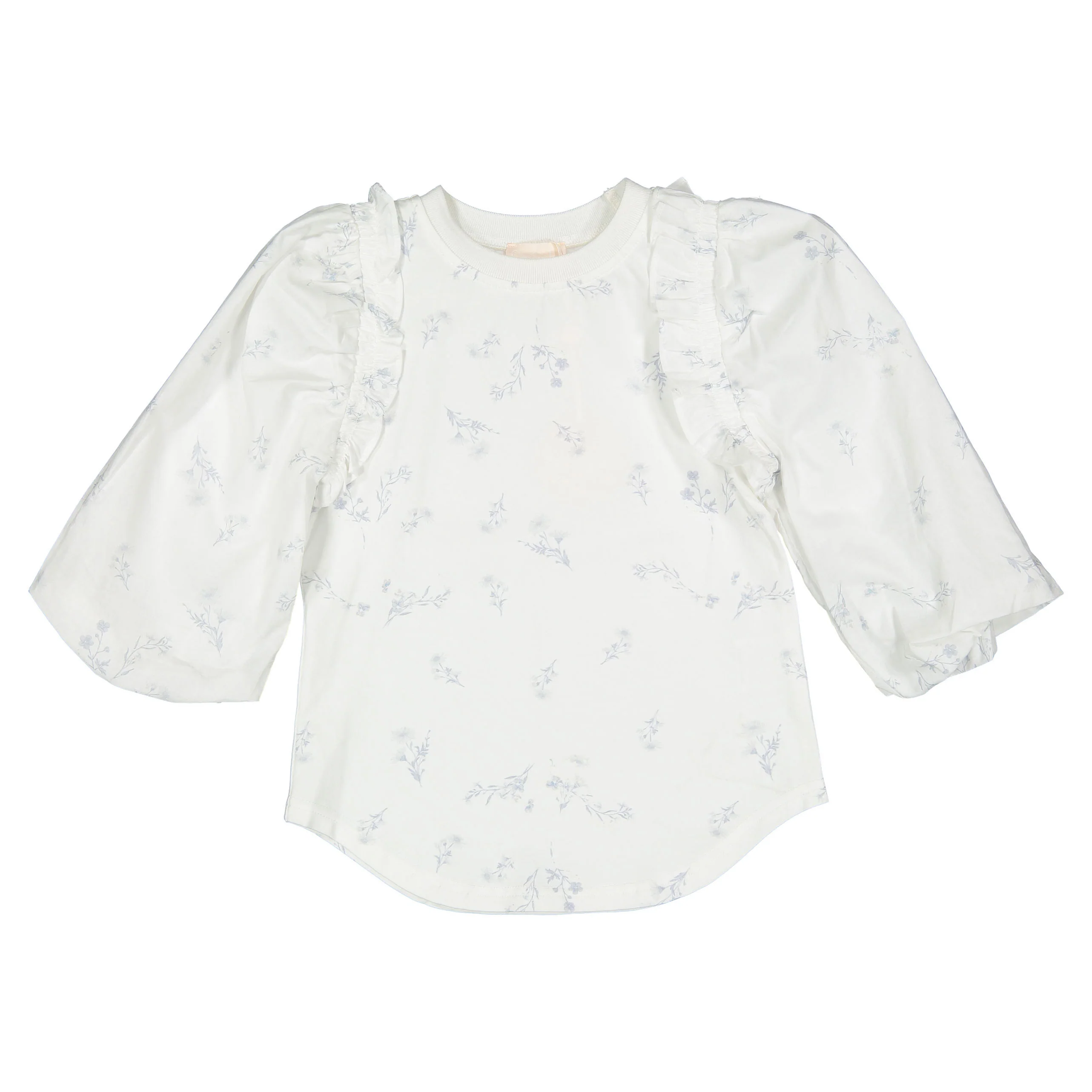 Steph Blue Ditsy Top