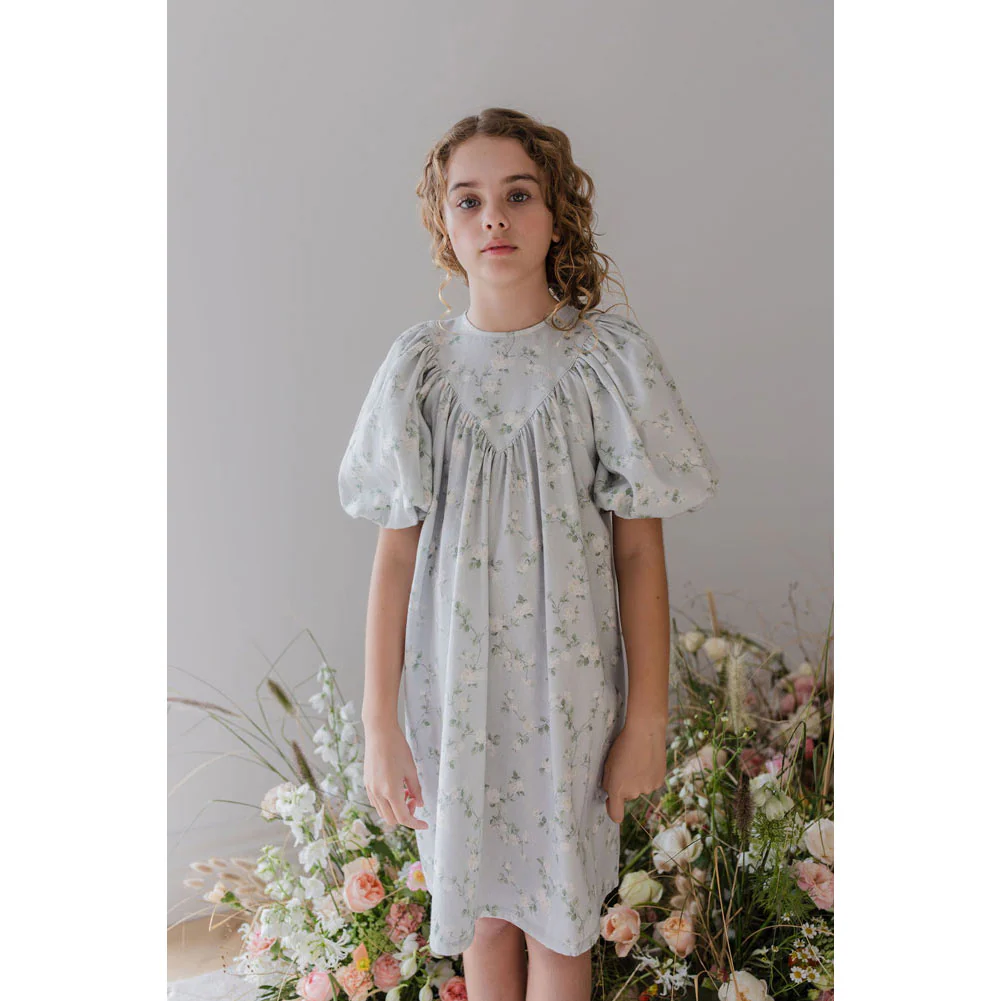 Steph Cream Bud Chambray Dress - Image 2