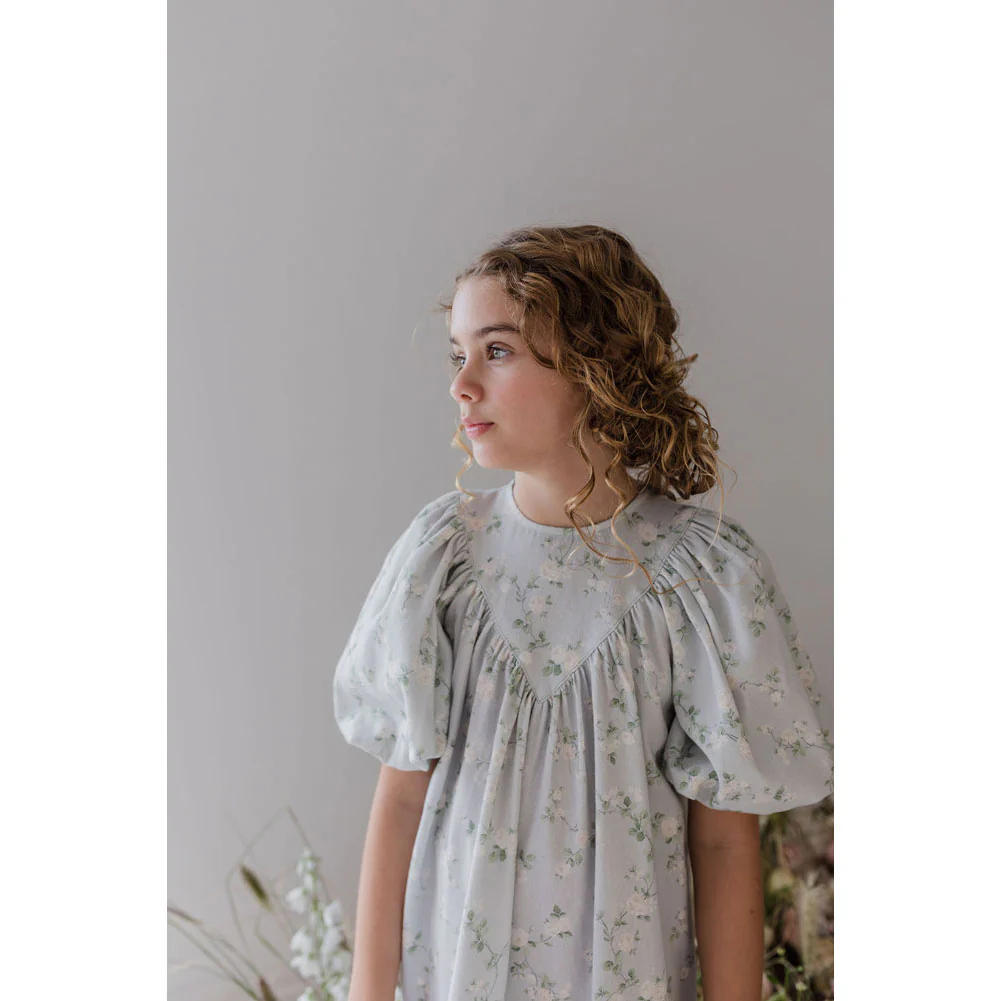 Steph Cream Bud Chambray Dress - Image 3