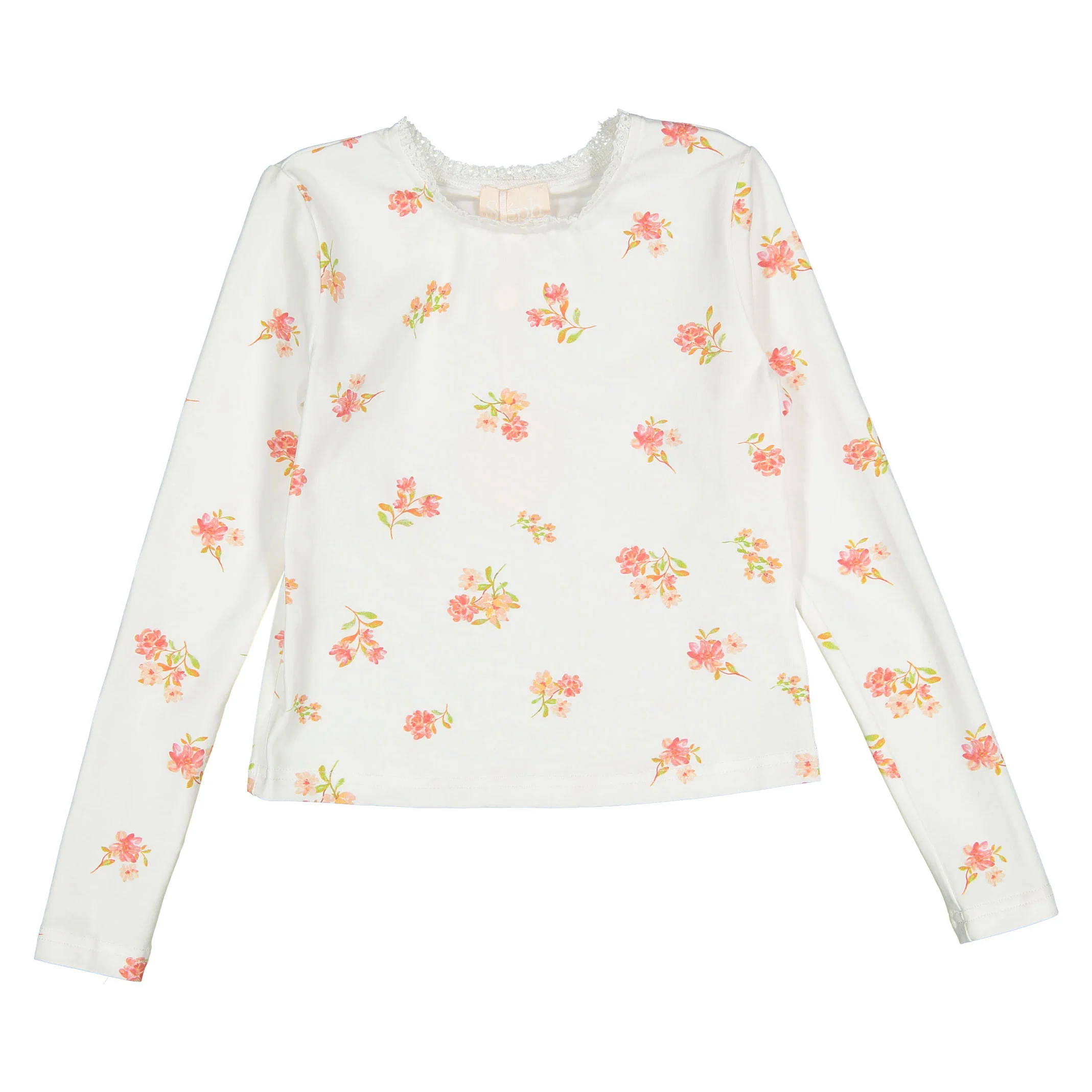 Steph Petite Rose Long Sleeve Top