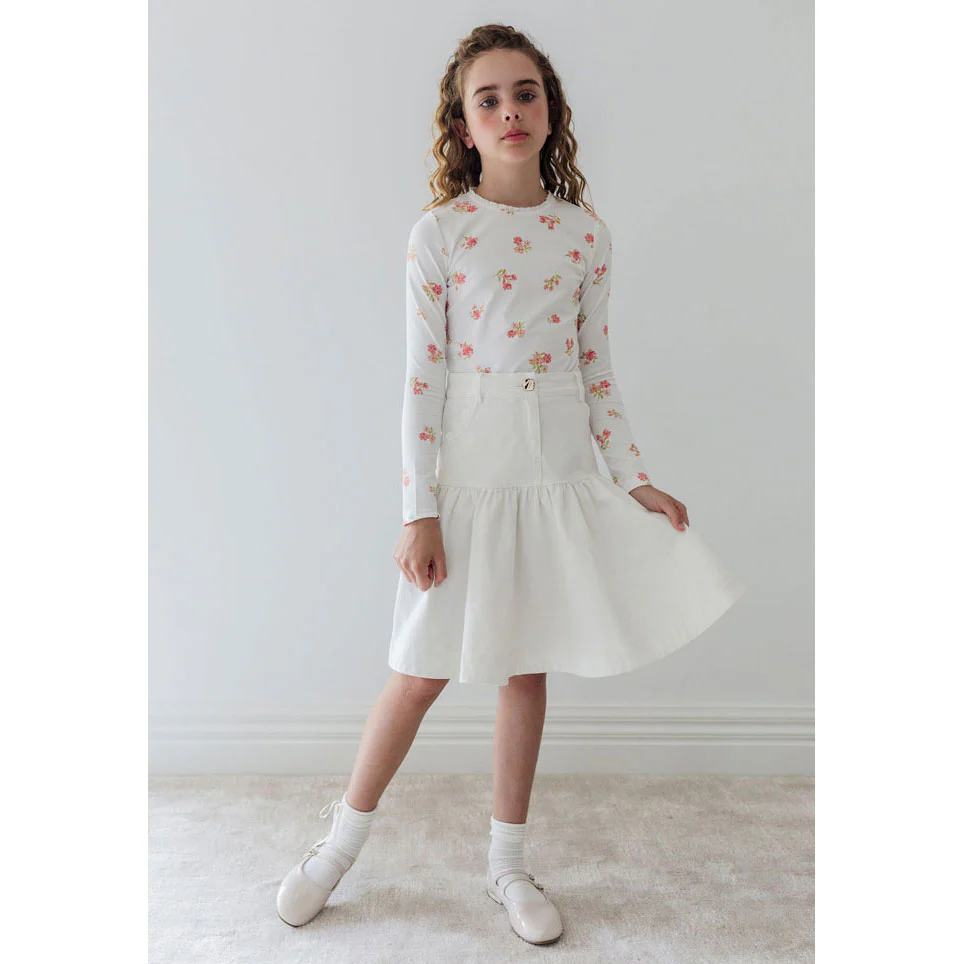 Steph Petite Rose Long Sleeve Top - Image 2