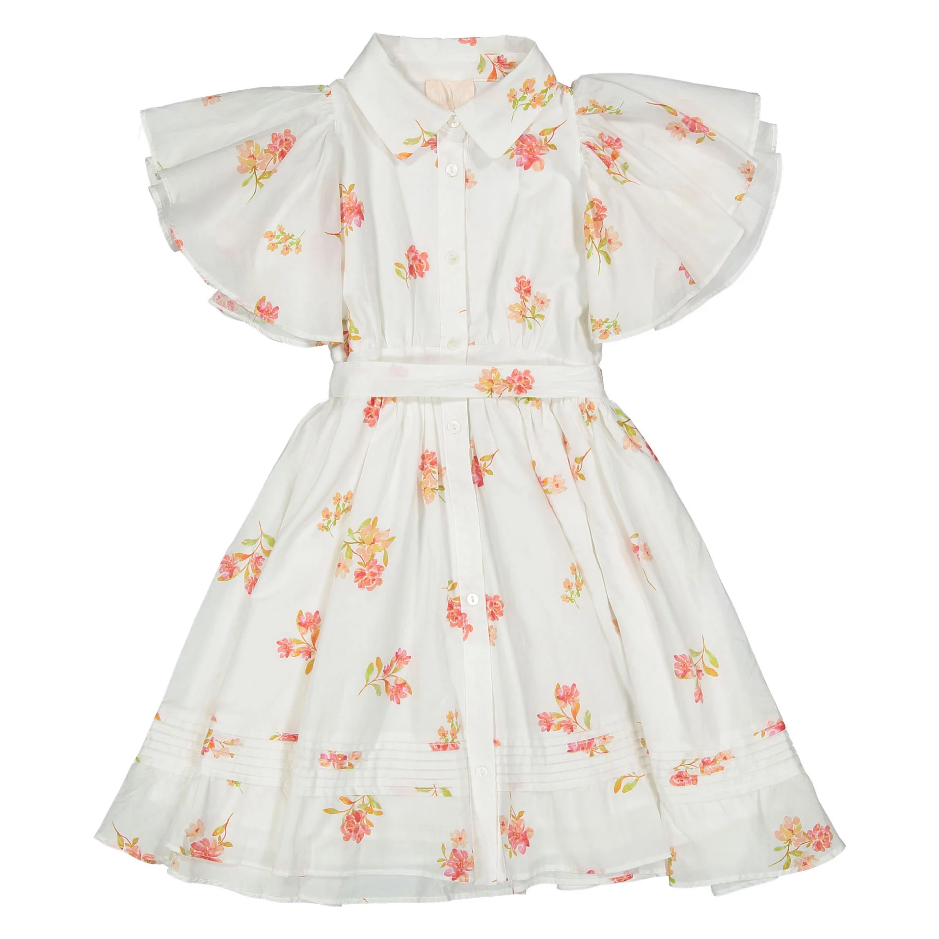 Steph Petite Rose Voile Dress