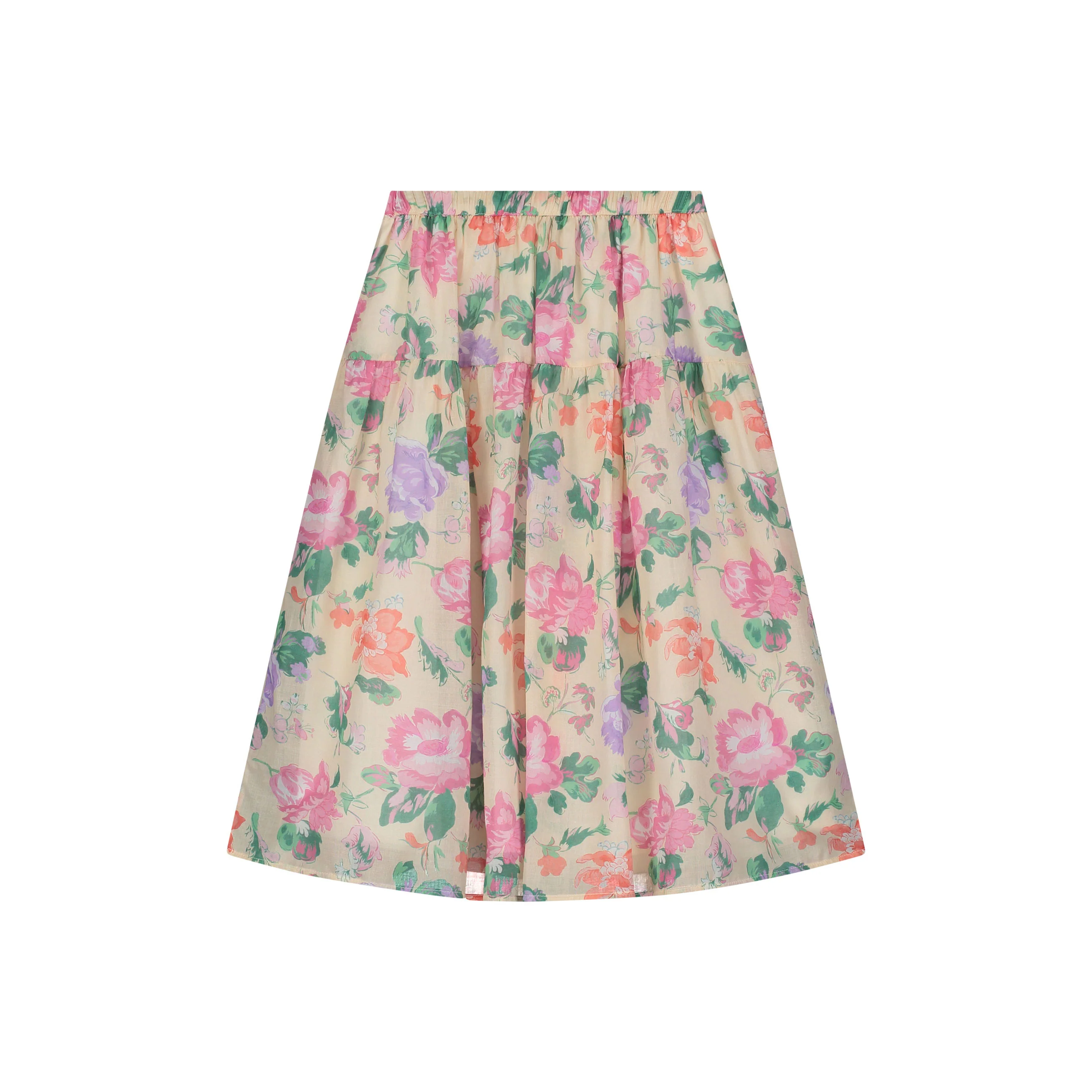Tangerine Tan Voile Midi Skirt - Image 2