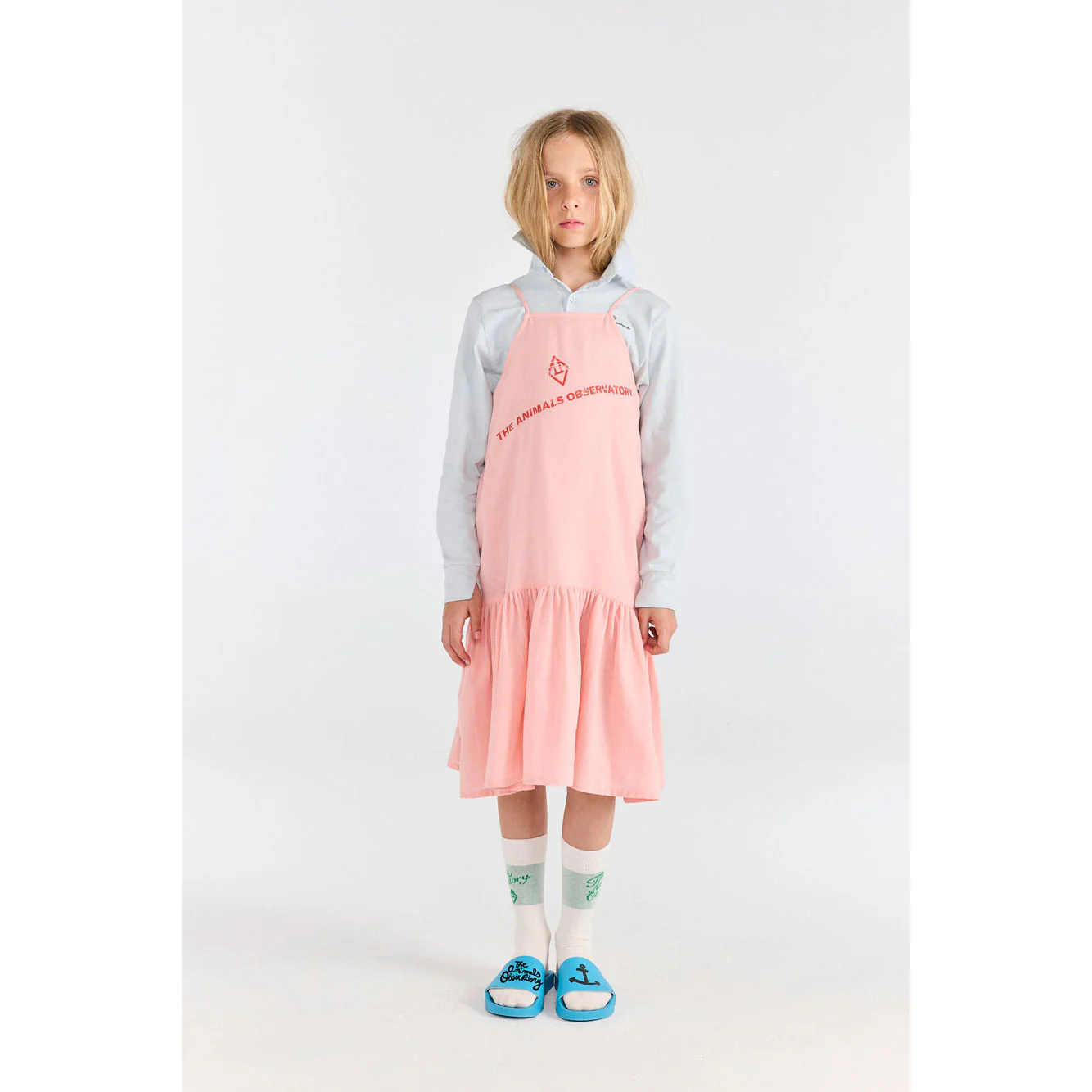 The Animals Observatory Blue Eel Polo Shirt - Image 2