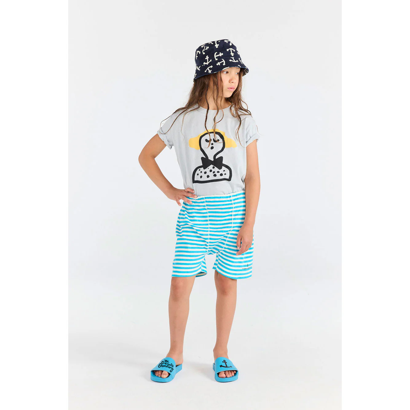The Animals Observatory Blue Rooster T-Shirt - Image 2