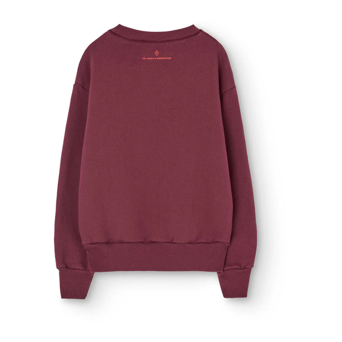 The Animals Observatory Burgundy Bear  Sweatshirt - Image 3