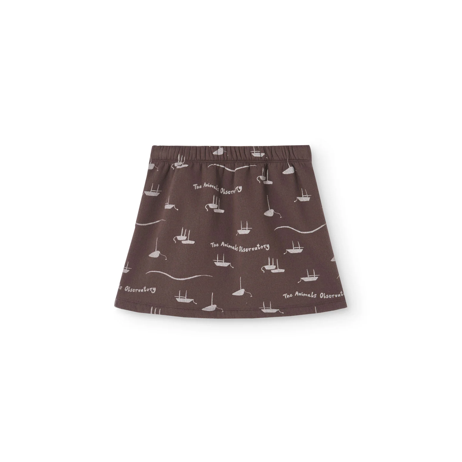 The Animals Observatory  Deep Brown Wombat Skirt