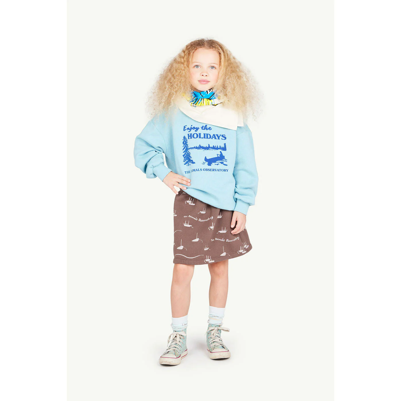 The Animals Observatory  Deep Brown Wombat Skirt - Image 2
