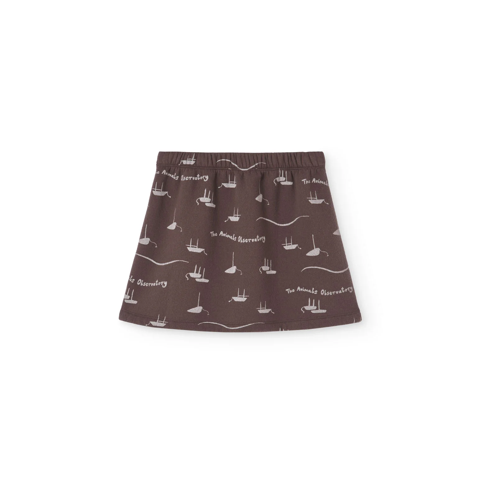 The Animals Observatory  Deep Brown Wombat Skirt - Image 4