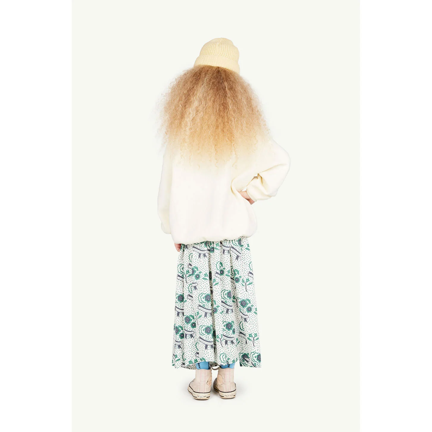 The Animals Observatory White Birds Bear Sweatshirt - Image 3