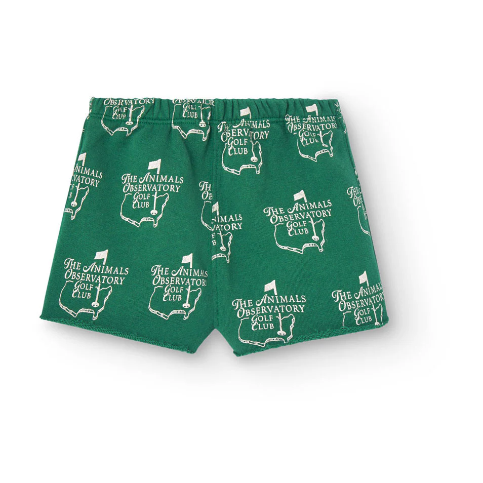 The Animals Observatory Green Turtledove Baby Shorts