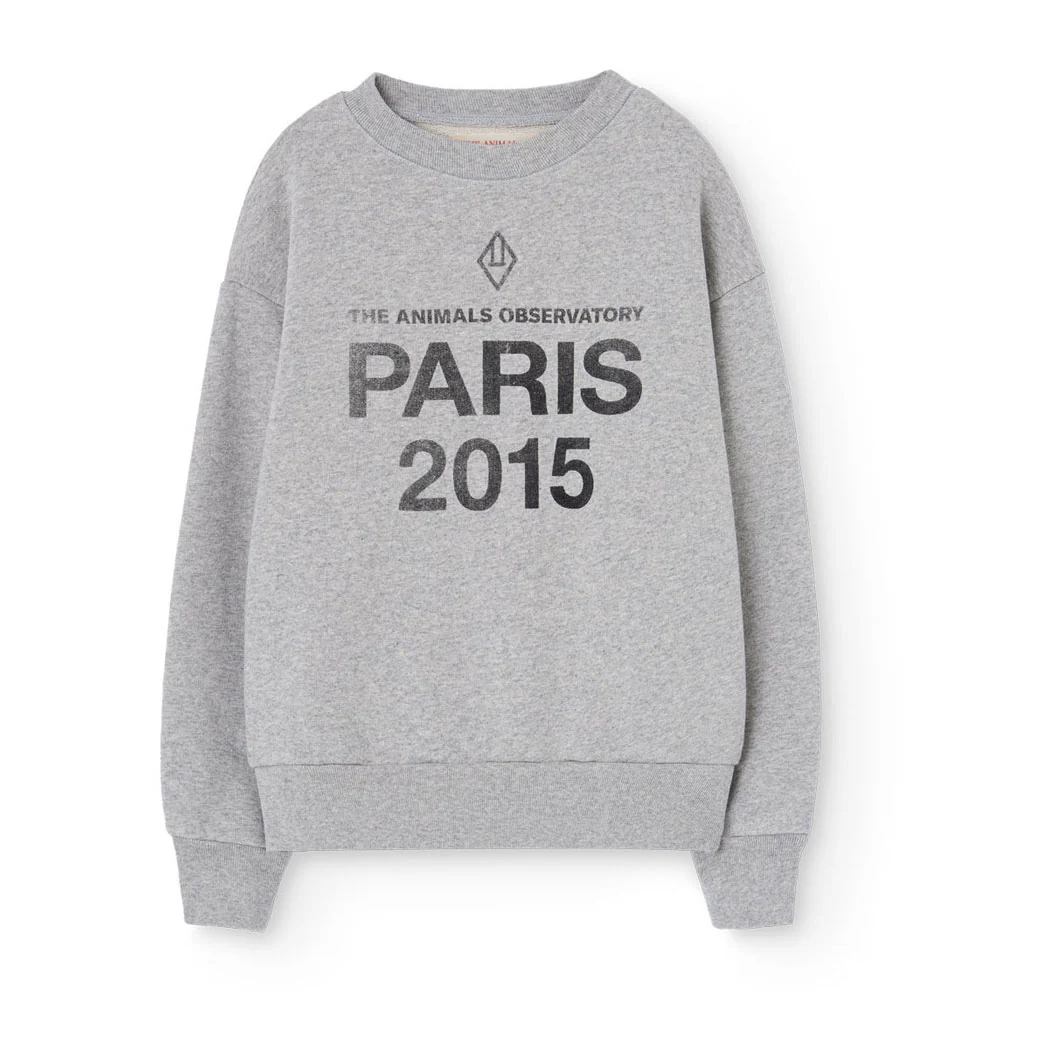 The Animals Observatory Grey Bear  Sweatshirt