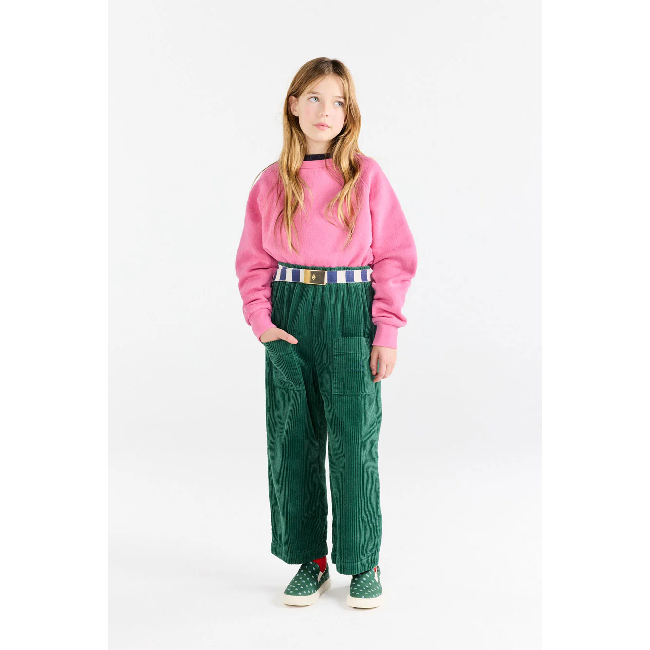 The Animals Observatory Hot Pink Shark Sweatshirt - Image 2