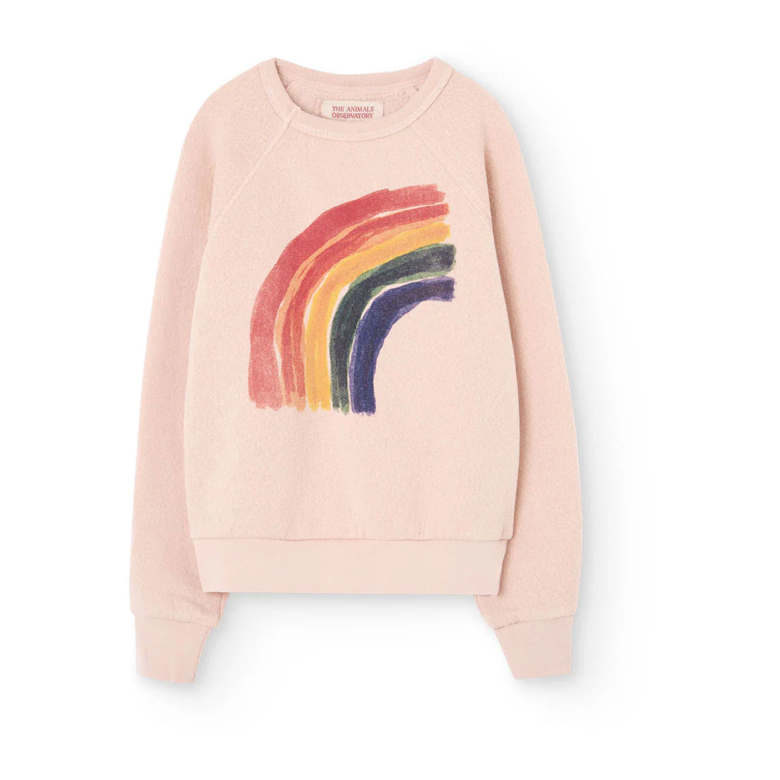 The Animals Observatory Light Pink Shark Sweatshirt