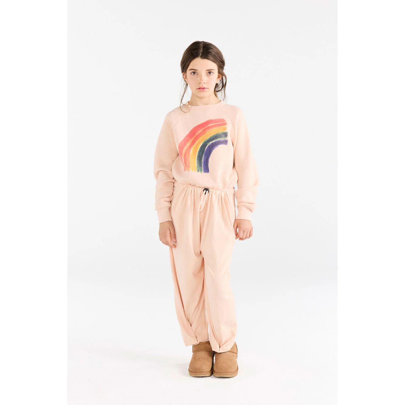 The Animals Observatory Light Pink Shark Sweatshirt - Image 2