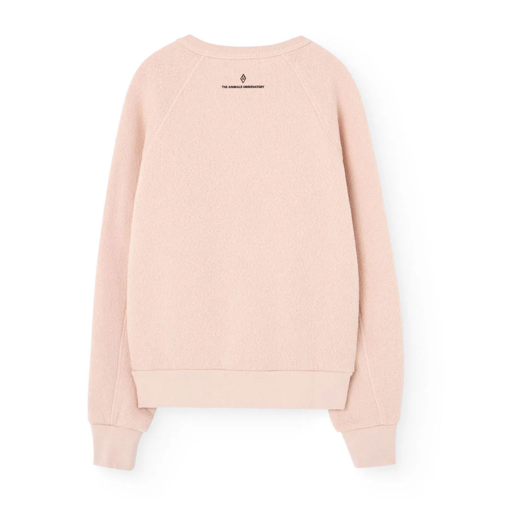 The Animals Observatory Light Pink Shark Sweatshirt - Image 3
