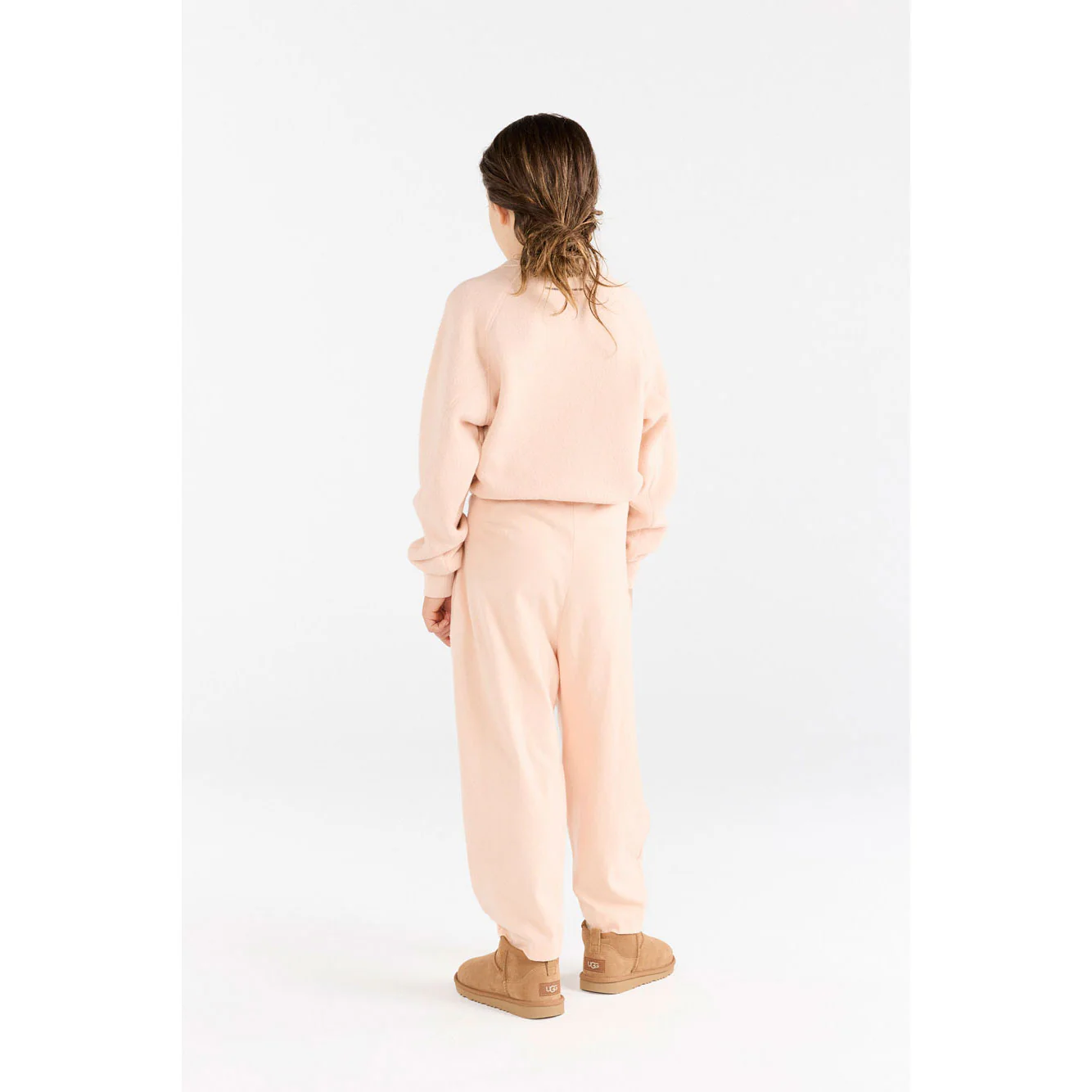The Animals Observatory Light Pink Shark Sweatshirt - Image 4